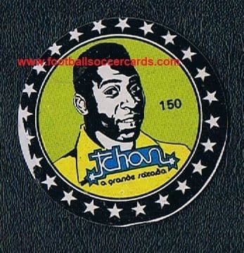 1960 PELE Chan Chapina card #150 – metal disc original rarity