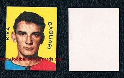 1960s early '60s ROOKIE CARD Luigi Riva small card from Keyring - see supplementary pictures!