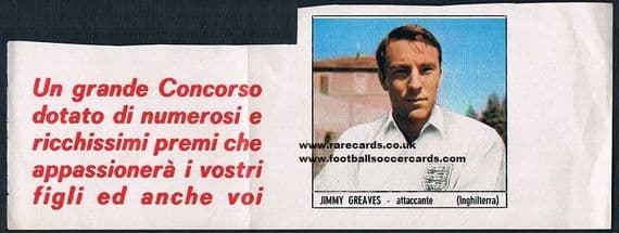 1960s Greaves packet issue Italy