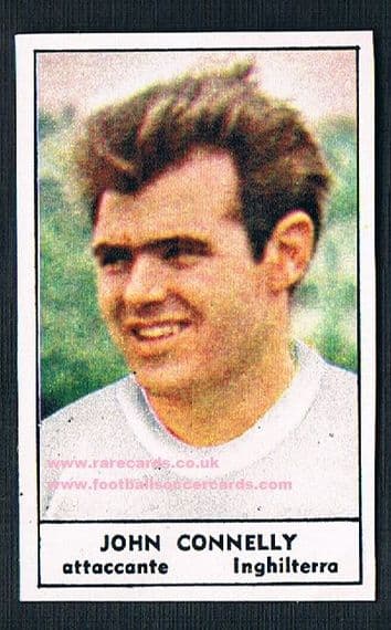 1960s Italy TIME MAG Burnely Man Utd John Connelly WC66 Italian packet issue