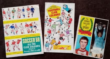 1960s Jag comic 1969 Hornet & Hotspur 3rare football & sports supplements gifts from comics x3 items