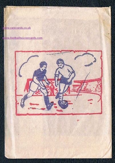 1961 - 1962 SAIM football cards packet made in Italy