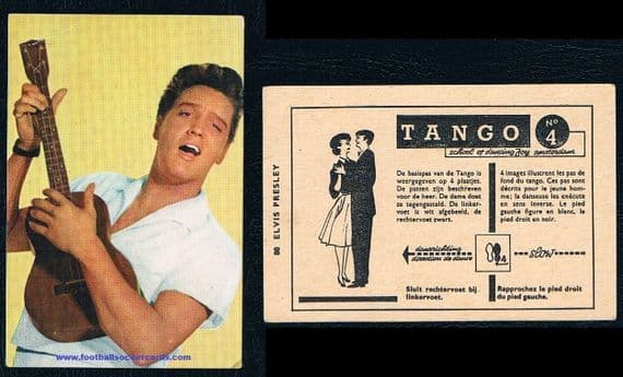 1961 Elvis School of Dancing Joy Dutch card Elvis Blue Hawaii image