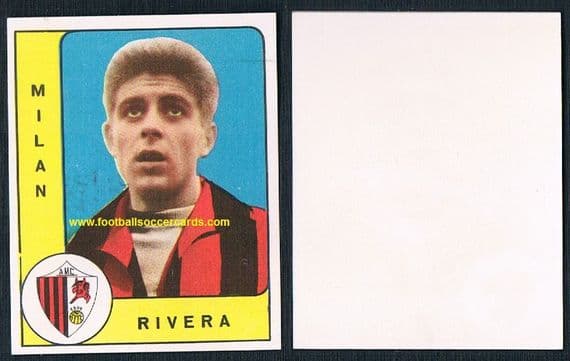 1961 Gianni Rivera Panini - the 1st fully Panini series after Nannina