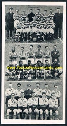 1961 Pele uncut triptych 2/2 issued with VICTOR Famous Teams 3 cards & borders! impossible to find!