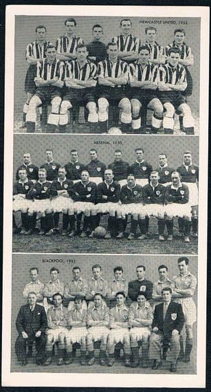 1961 UNCUT Famous Teams in Football History Newcastle Arsenal Blackpool Victor Comic, Stan Matthews