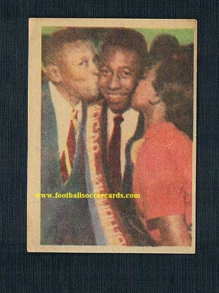 1962-64 Publidesp Pelé #118 great condition back & front rarity from Brazil