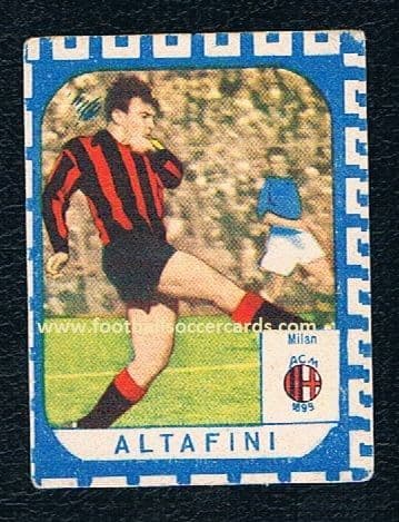 1962 Altafini ( Mazzola of Brazil) Milan Nannina card with crest