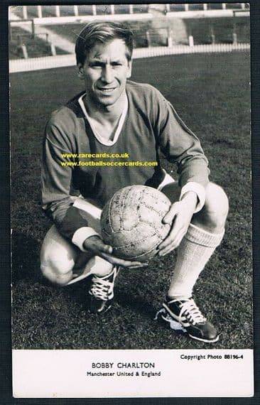 1962 Bobby Charlton CBCC 88196 postcard