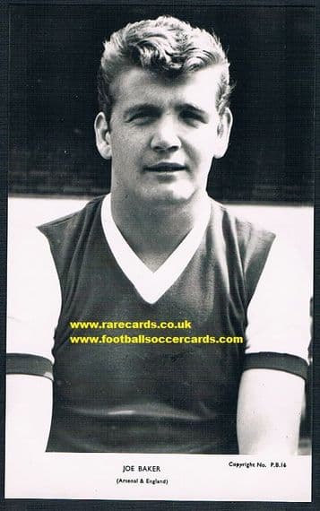1962 Joe Baker Arsenal CBCC pb16