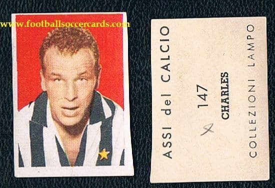 1962 John Charles "Assi del Calcio" unused single by Lampo