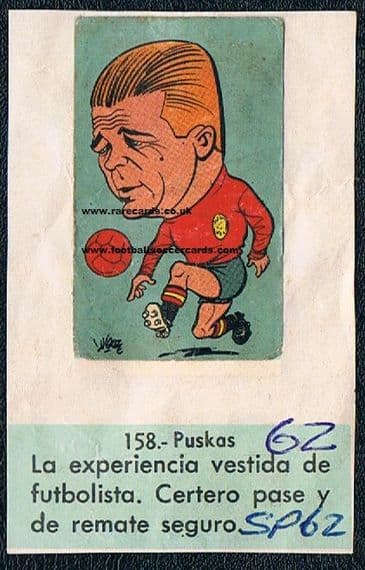 1962 LQL Chile World Cup Puskas