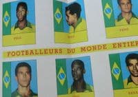 1962 Mira images used on '64 French cards by SAGE Didi Djalma Santos Vava and Bellini fold as issued