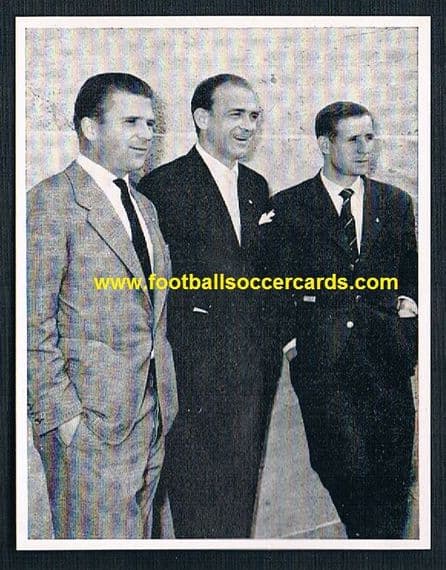 1962 Puskas, di Stefano & Kopa Real Madrid trio Pabel Konige Fussball - some AMR!