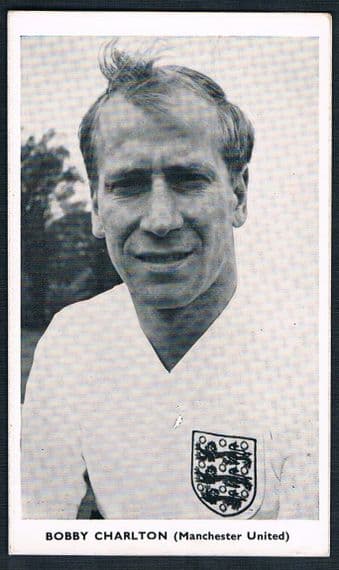1962 Quaker Oats Bobby Charlton EXCELLENT-N.MINT redemption card World Cup Chile 1962