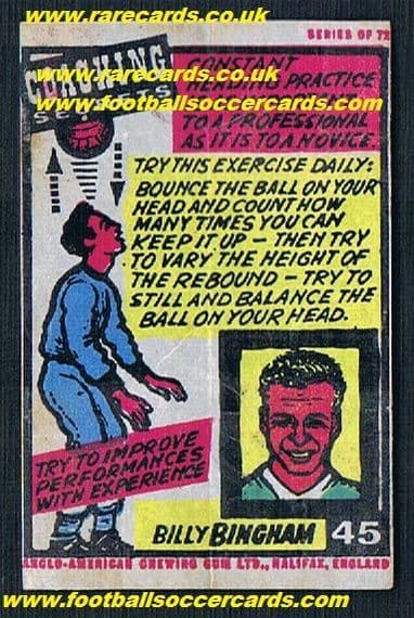 1964 Bingham Everton N.ireland Anglo