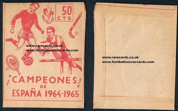 1964 Campeones Espana SEALED packet