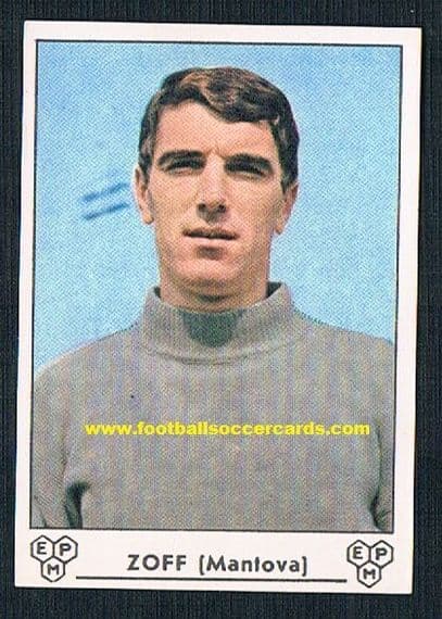 1964 Dino Zoff Mantova original Italy-only Panini card