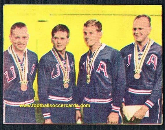 1964 Steve Clark Roy Saari Gary Ilman Don Schollander USA relay team gold Tokyo Olympics