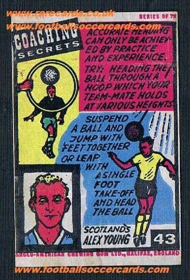 1964 Young Everton Anglo gum insert