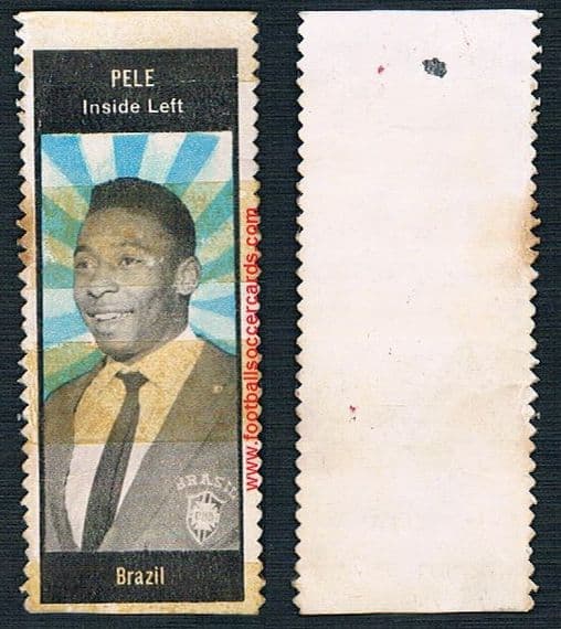 1965 66 A&BC Gum Pele vertical  WITH perforations! Low price - on Ebay worse for £599!