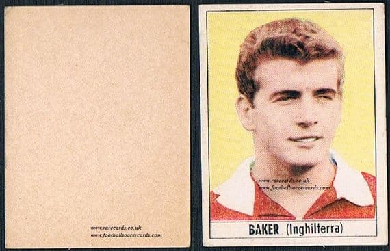 1965 Arsenal Galbani Joe Baker
