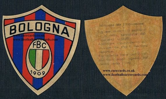 1965 Bologna scudetto Nuzzi autoadesive