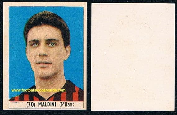 1965 Cesare Maldini Baggioli #70 AC Milan