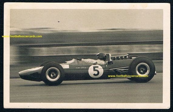 1965 Jim Clark F1 World Champion ORIGINAL PHOTO from the GB Grand Prix Silverstone 10 July '65