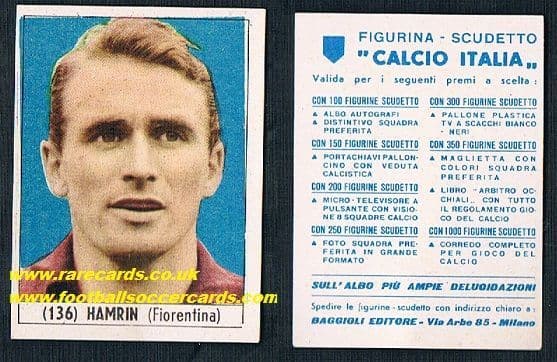 1965 Kurt Hamrin 136 Bologna Baggioli