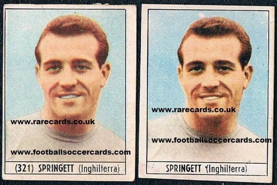 1965 Springett 1 card NO NUMBER