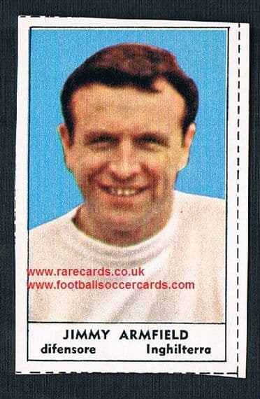 1966 Italian TIME MAG Jimmy Armfield Blackpool England packet issue