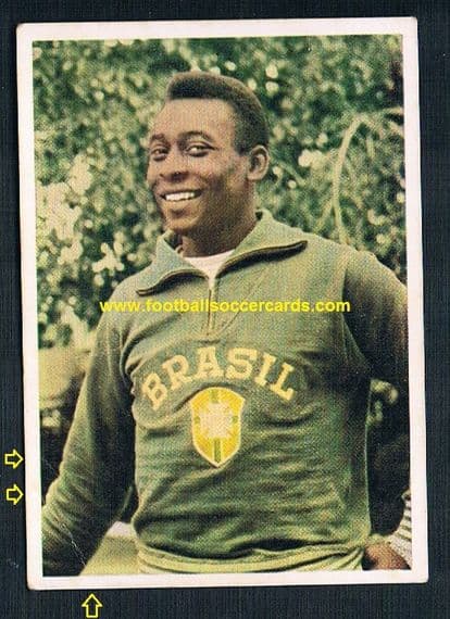 1966 Pelé Kunold gum from card West Germany Note: CC