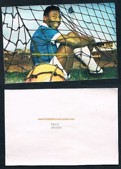 1966 Pele by Italian issuer Epoca, cut as intended most were glued into albums