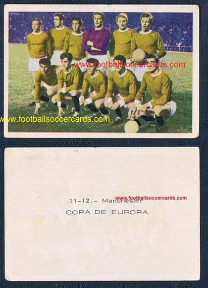 1966 RuiRomer Spanish Manchester United European Cup 'Álbum Fútbol - Torneos Continentales SOLD
