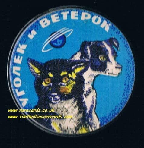 1966 Space dogs Cosmos 110 Veterok Ветерок & Ugolyok Уголёк Soviets 21 days space