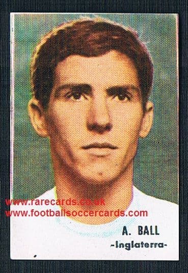 1966 SPAIN 1966 Alan Ball Blackpool England Everton FHER FKS football sticker