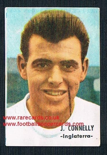 1966 Spanish Fher John Connelly Burnley Bury BR Man Utd England