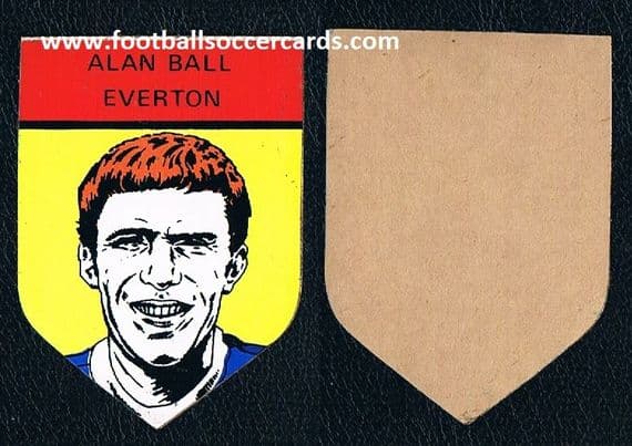 1967 -68 BAB Northern Trancessories Alan Ball EVERTON Blackpool unused