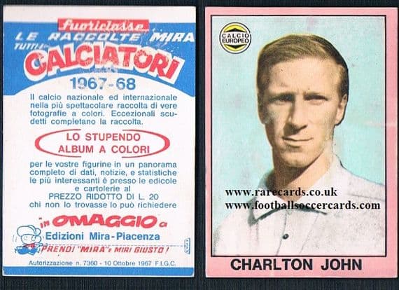 1967 Jack Charlton MIRA Italian original