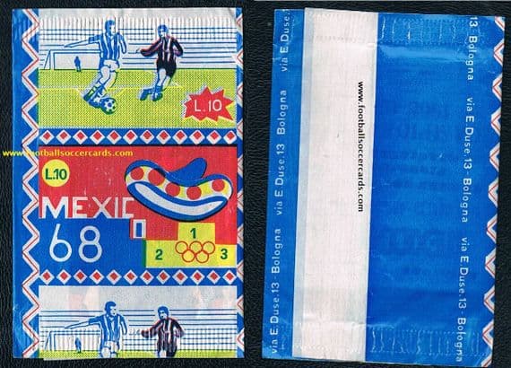 1968 MEXICO 68 sealed packet with cards inside, unknown issuer