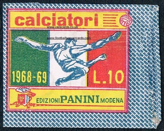 1968 Panini 68 69 SEALED Calciatori NEW