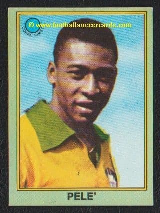 1968 Pele MIRA Calciatori 1968 -69 card - faults AMR