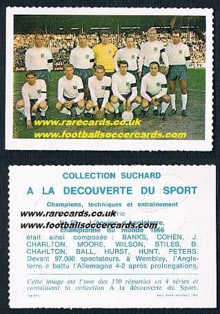 1968 Suchard England WC66 winners