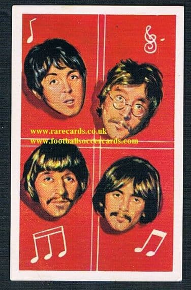 1968 Torras Spanish Lennon Beatles trade card