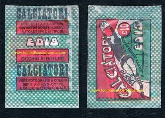 1969 Edis SEALED PACKET George Best Eusebio Beckenbauer poss Calciatori 69 70