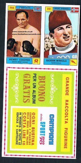 1969 Henry Cooper Panini promo