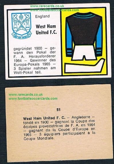 1970 Bauer West Ham