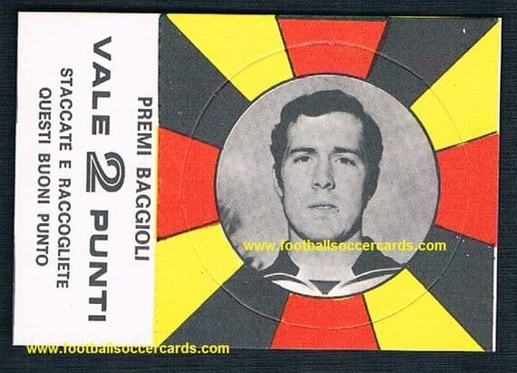 1970 Beckenbauer 3-part card by Baggioli Italy Hunt The Champion RARE AS TRIPLE