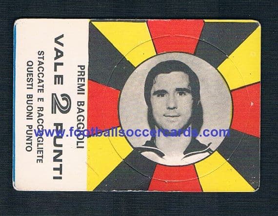 1970 Gerd Muller Baggioli complete all 3 parts intact